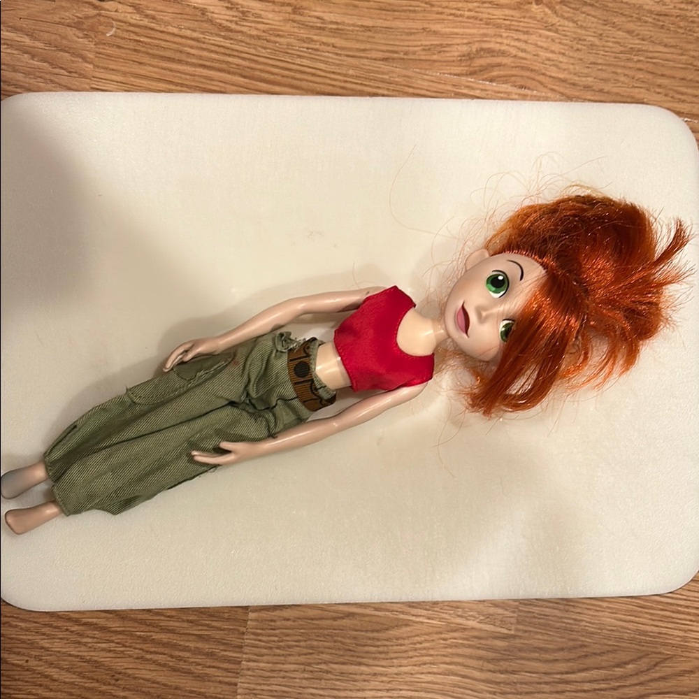 Disney Doll with Red Top and Green Pants